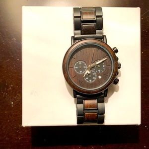 Men’s Watch - Black with Dark Brown